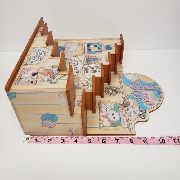 Enesco Calico Kittens Cat Display Stairs Vintage 1997 Flaws - Picture 10 of 11